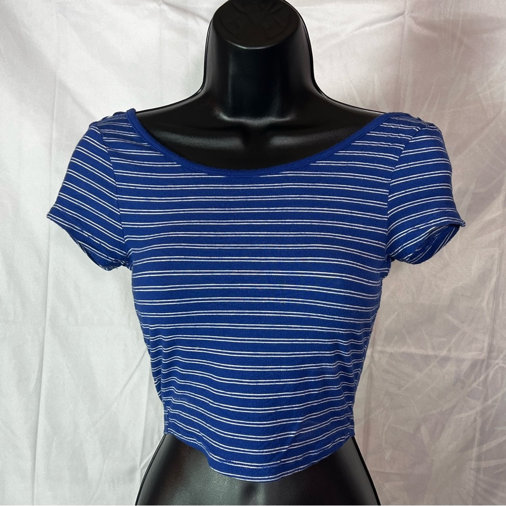 Striped crop top